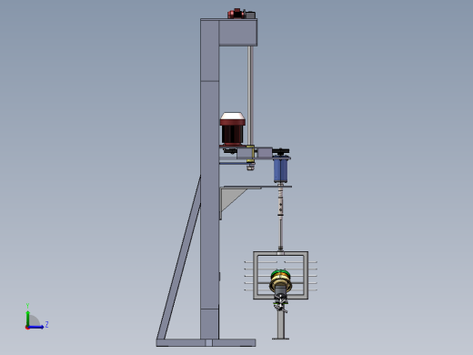 农药悬浮剂的精确复配装置左视缩略图
