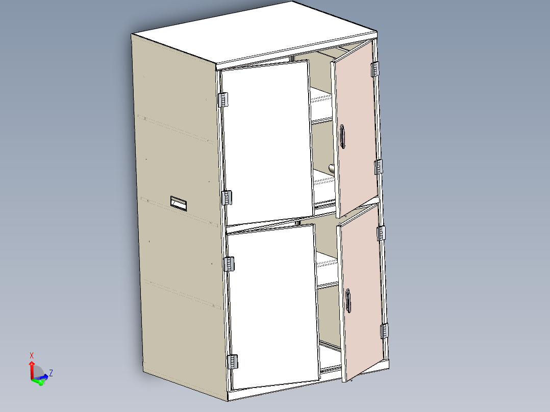不锈钢钣金工具柜-储物柜