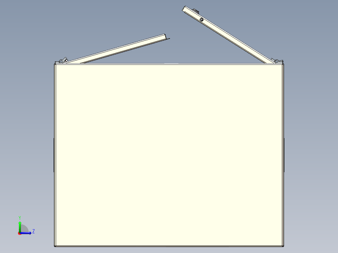 不锈钢钣金工具柜-储物柜左视图