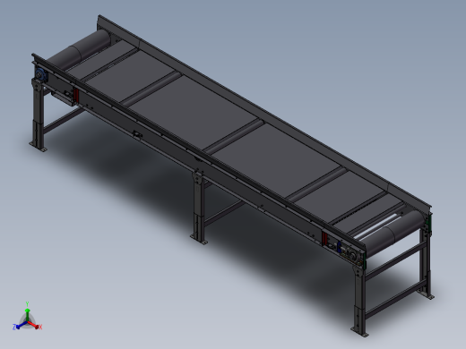 3900皮带传送带输送机3D图纸