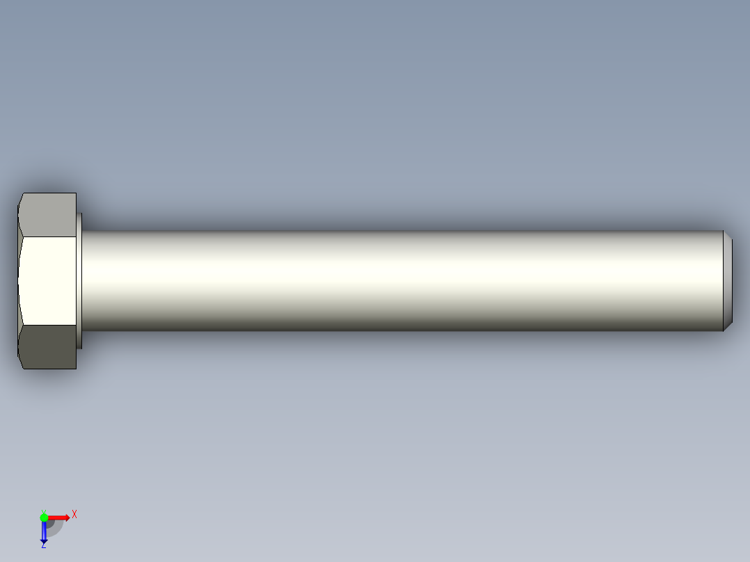 螺钉-DIN_931-M14x2x90_21.stp俯视图