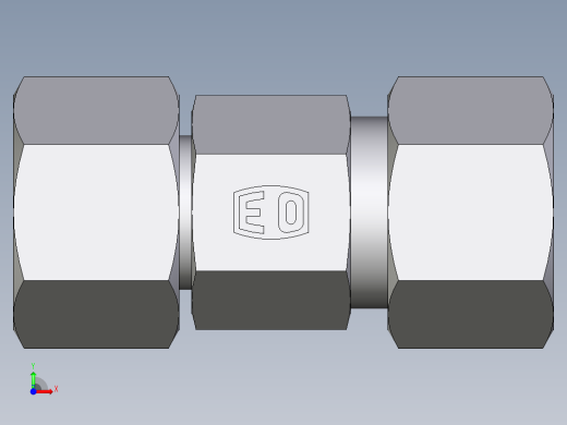 卡套式工业通用硬管接头EO_Distance_piece_adapter_DA12LCF前视缩略图