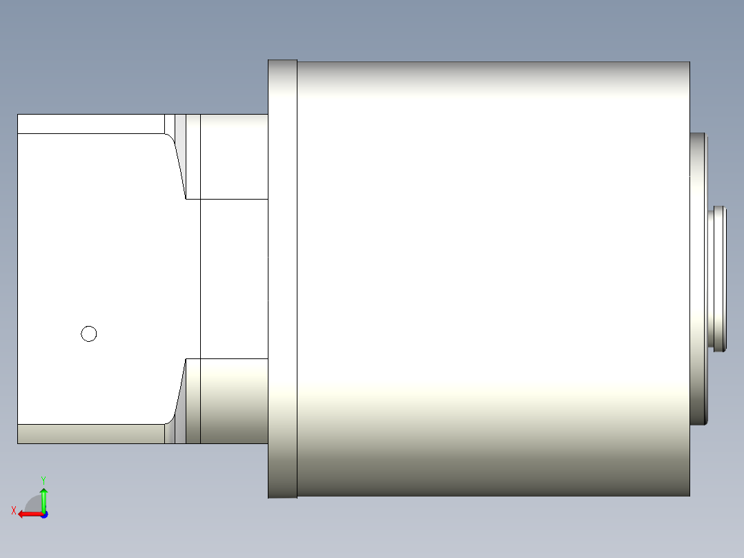 直齿孔PLE120-L3-LC19-70-90-M5后视图
