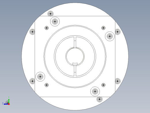 直齿孔PLE120-L3-LC19-70-90-M5右视缩略图