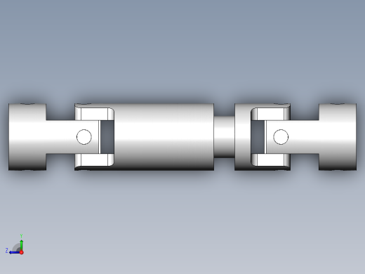 花键传动轴 D8-静应力分析右视缩略图