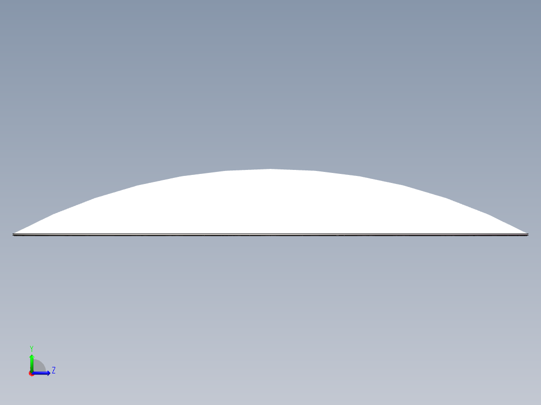 SDHA球冠形封头DN3000×14左视图