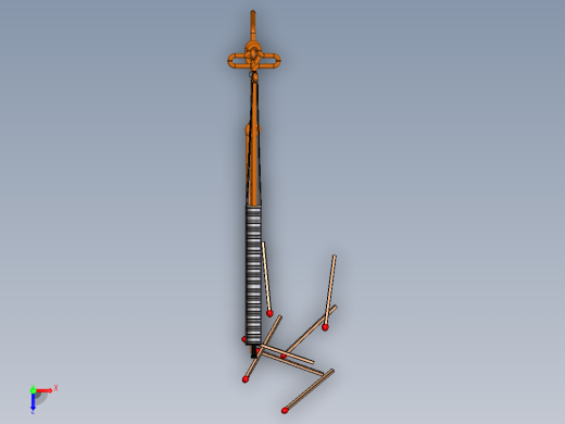 火柴枪儿时玩具 修改优化俯视缩略图