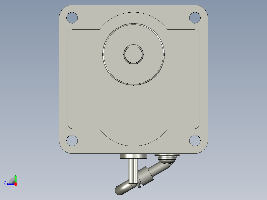 M61X6GD4L(MUSN606GL-MUXN606GL)+MX6G3BA微型齿轮调速马达右视图