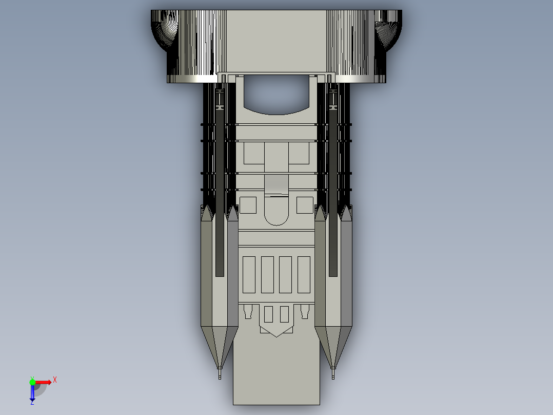 伦敦塔桥（iCader.com与您分享最新的CAD设计工具和创意工业设计3D作品）俯视图