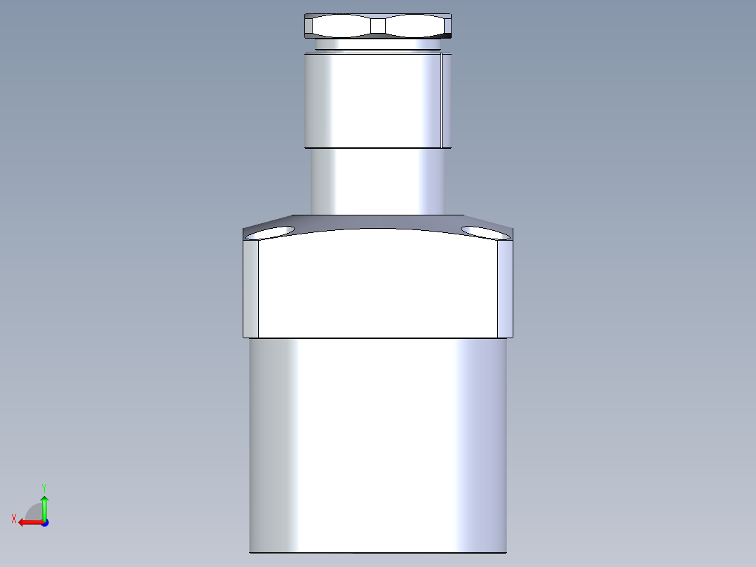 KOSMEKLG1050-CR-Y60多系列多零件图纸模型后视图