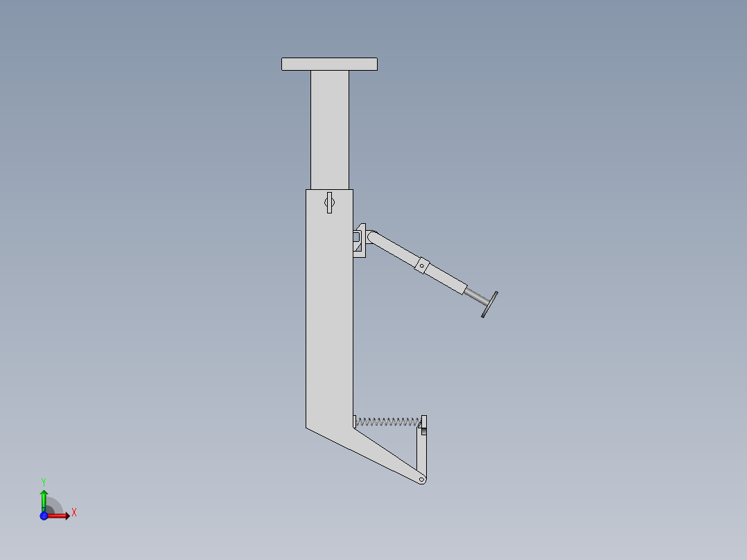 市政工程测量用吊架主视图