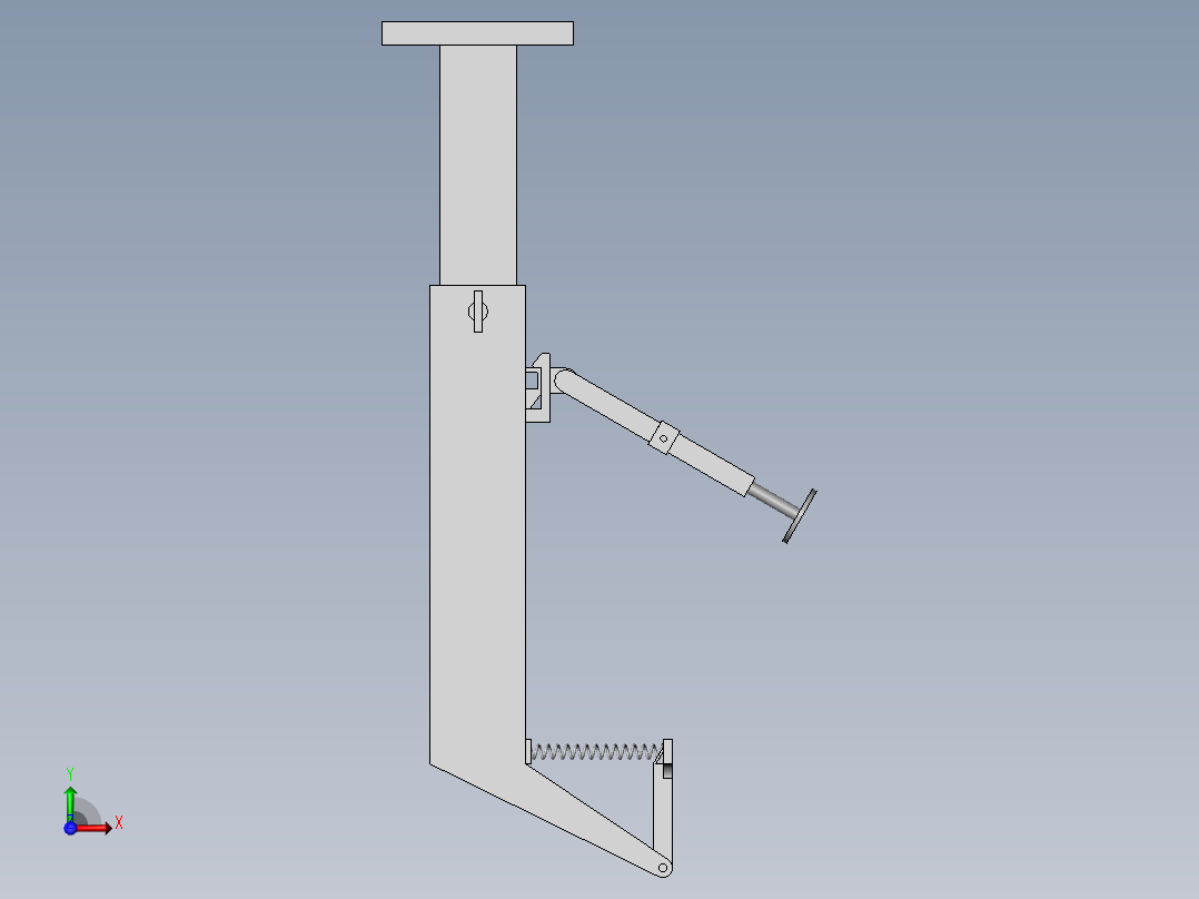 市政工程测量用吊架前视图