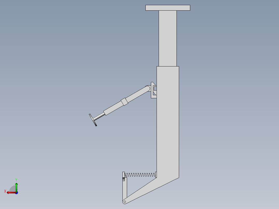 市政工程测量用吊架后视图