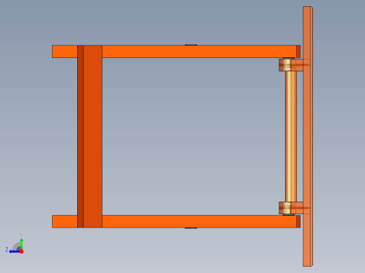 折叠凳子右视缩略图