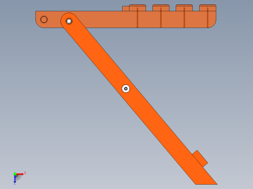 折叠凳子俯视缩略图