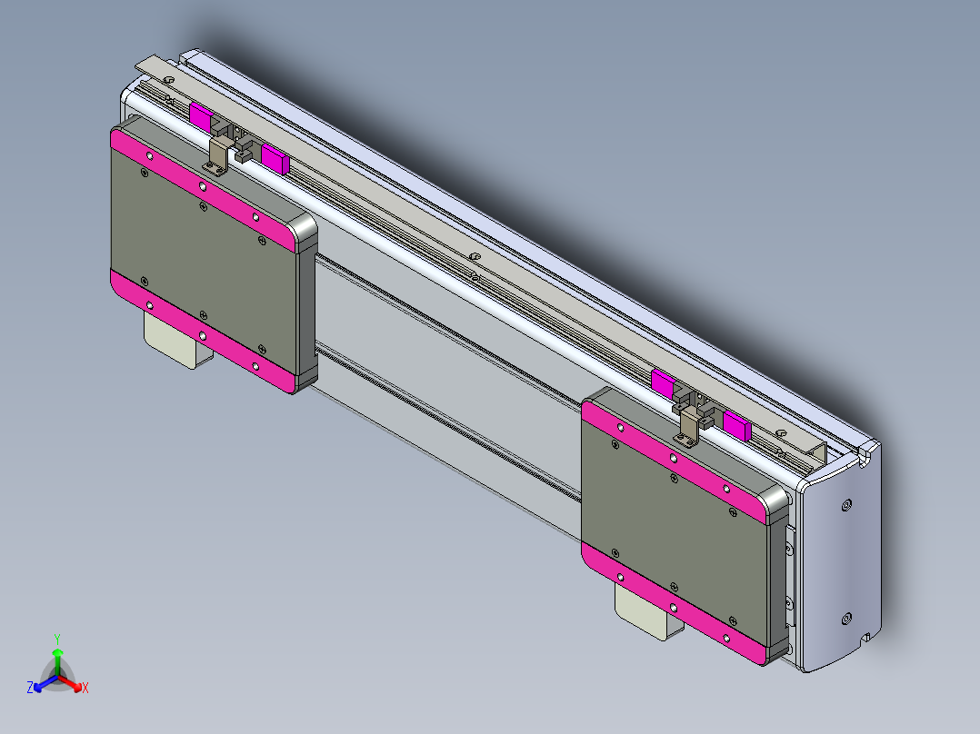 威洛博LC系列3d模型模组2LC14S1Y-S200正等轴测图