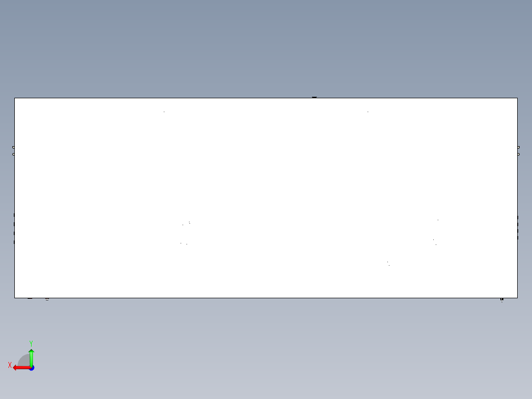 全自动湿法清洗机三维模型后视图