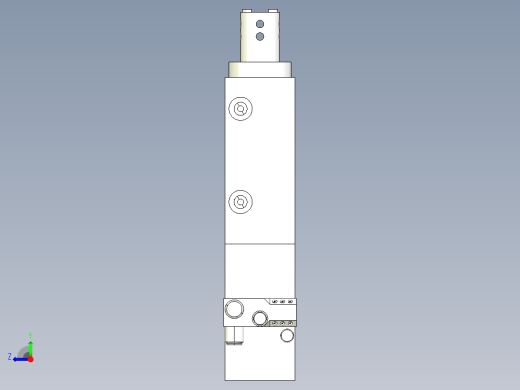 德克斯TUNKERS气缸数模SZV_1_40_A01_T12_TUENKERS右视缩略图