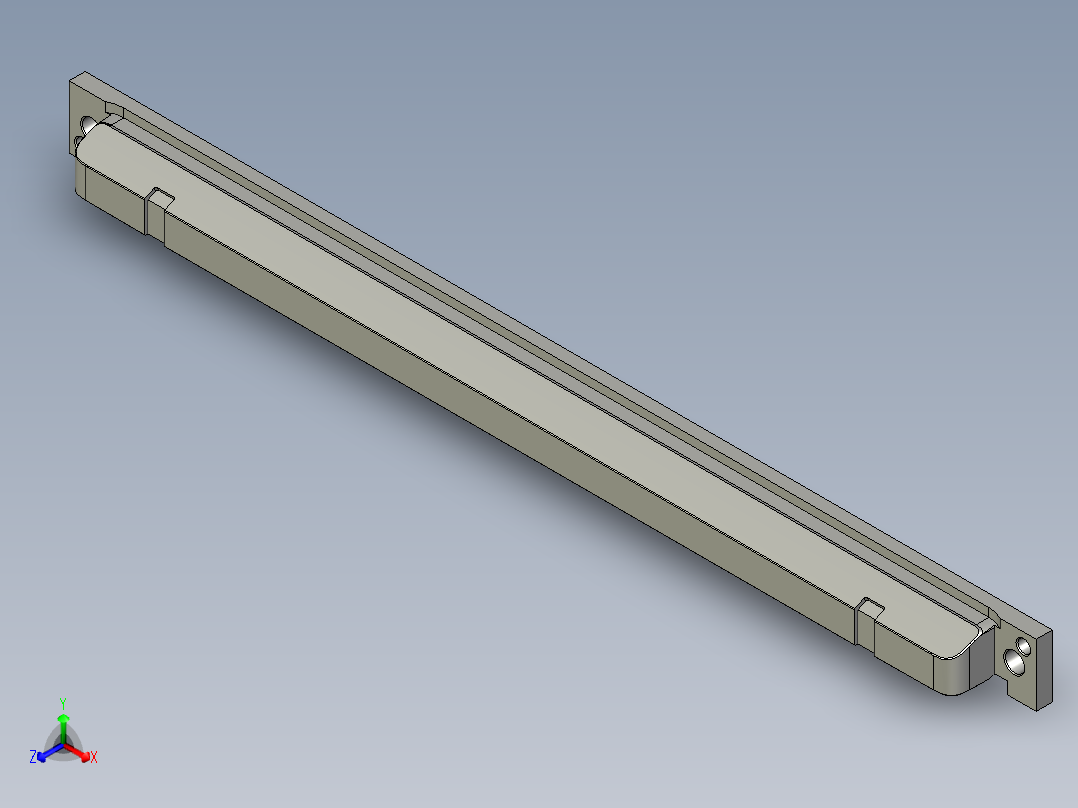 长条铝制工件铣多角度结构编程模型