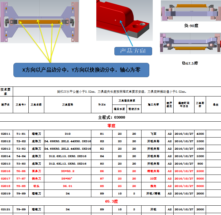 长条铝制工件铣多角度结构编程模型