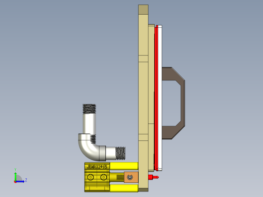 FDQ30-笔记本CNC工装夹具三维模型CNC5-190408左视缩略图