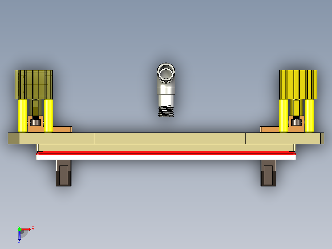 FDQ30-笔记本CNC工装夹具三维模型CNC5-190408俯视图