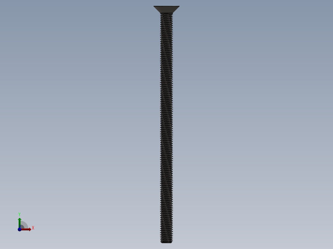 Screw_ISO_10642_M10x190_A2.SLDPRT前视图