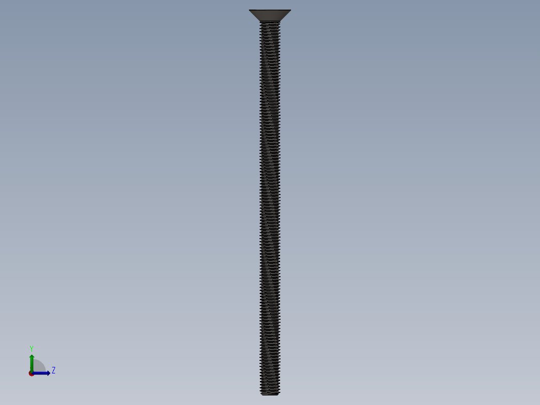 Screw_ISO_10642_M10x190_A2.SLDPRT左视图