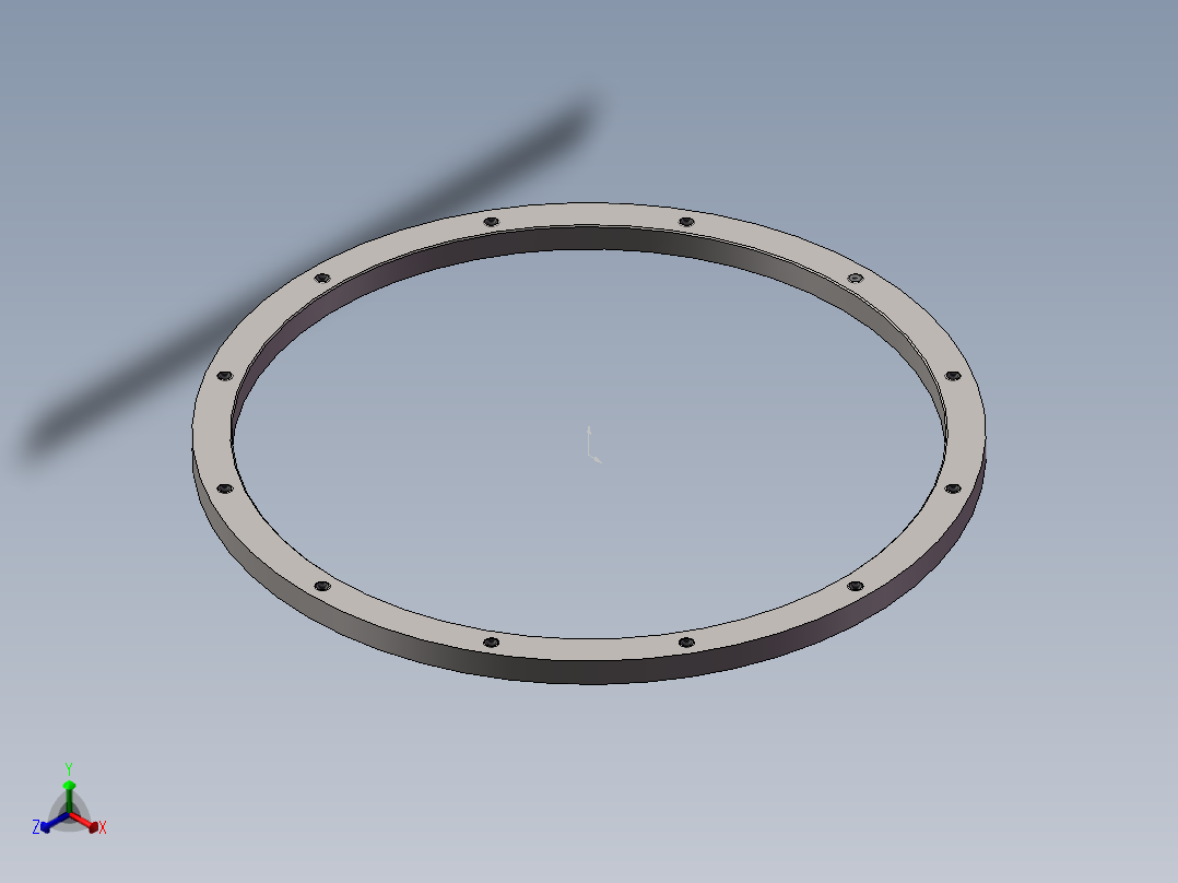 YG500清洗盖法兰盘 - 副本正等轴测图