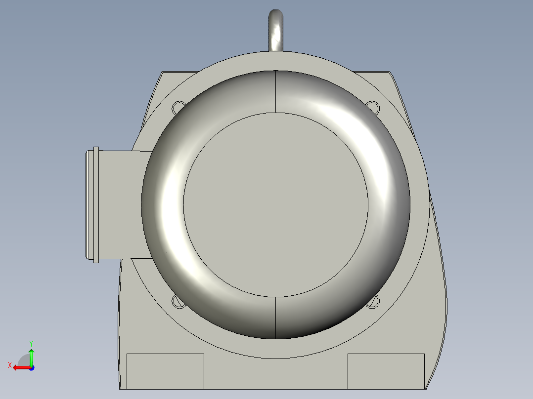齿轮电机PBL 7.5kwx79rpm后视图