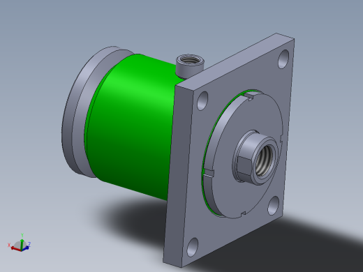 高压液压缸（带前法兰）150x70x32毫米