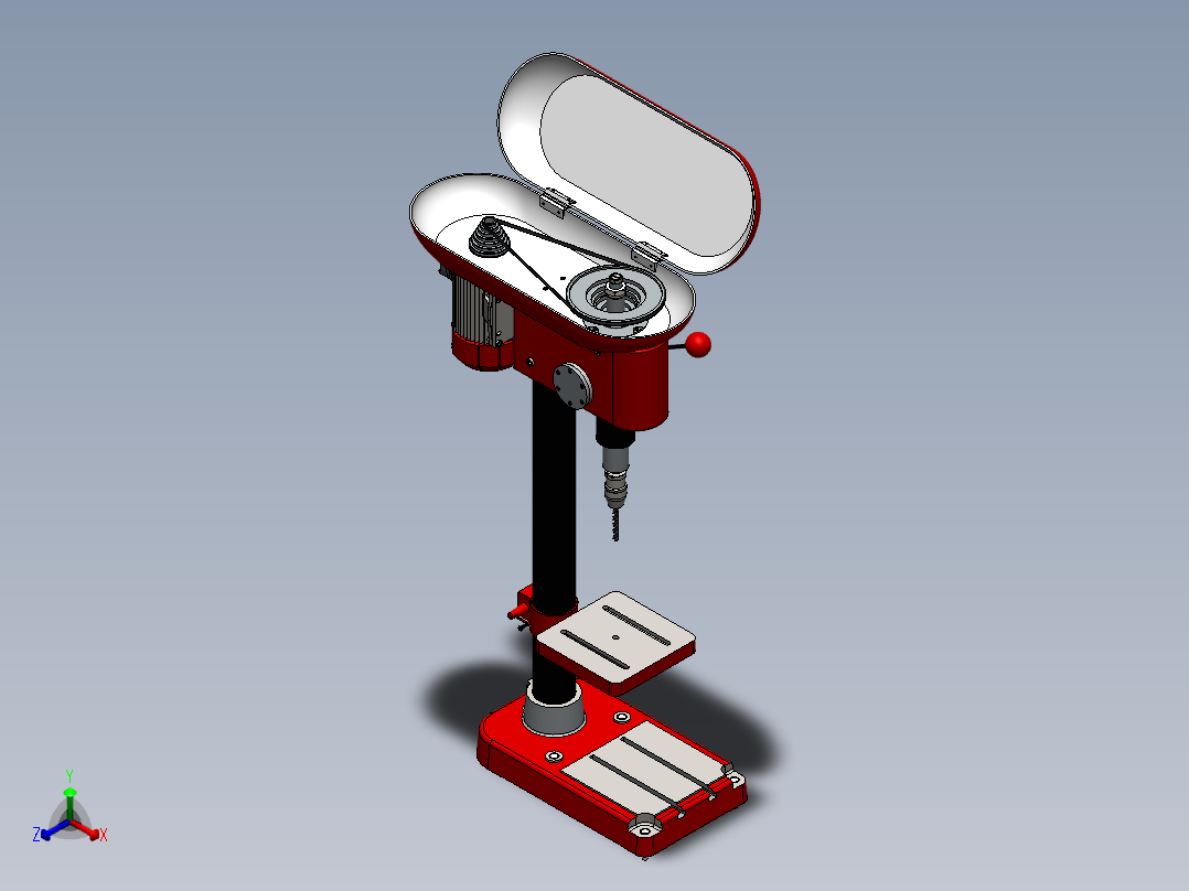 电钻(55)正等轴测图