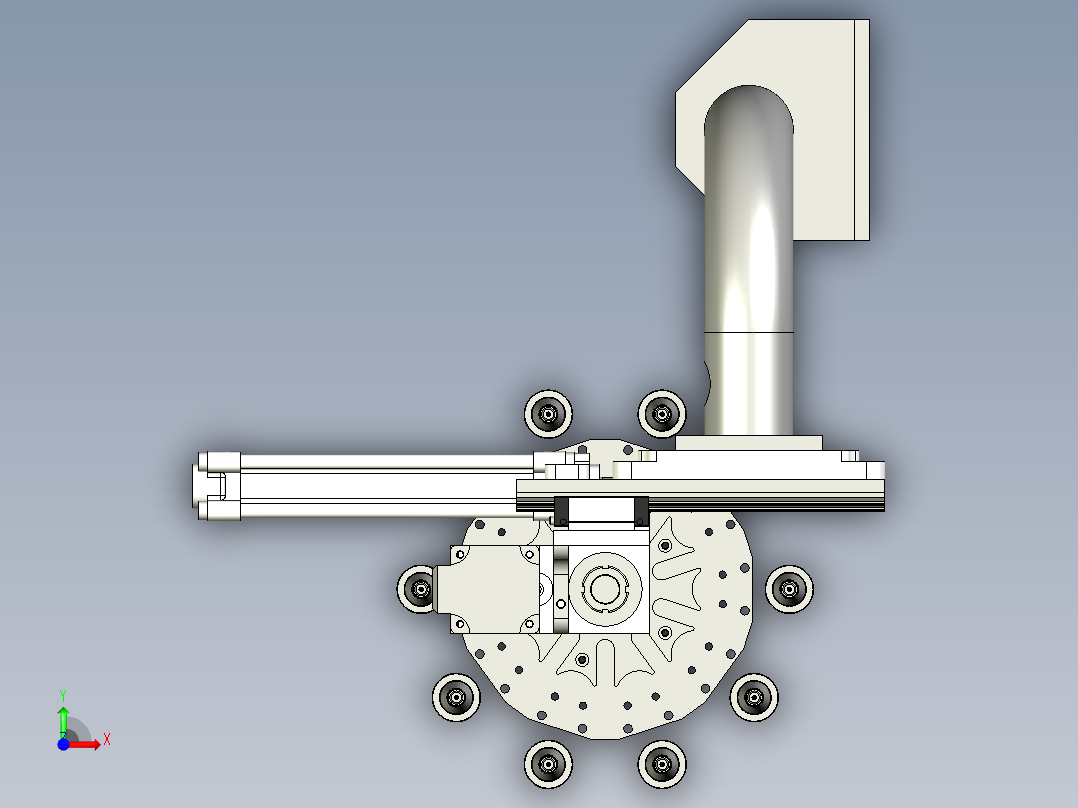 B2005273-10 工具 ISO20 工具更换器前视图