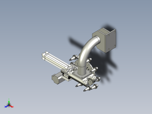 B2005273-10 工具 ISO20 工具更换器正等轴测缩略图