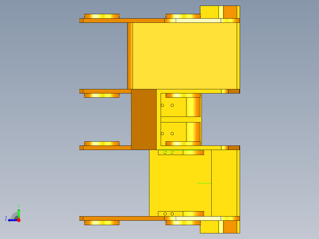 矿用液压支架设计 967781右视图