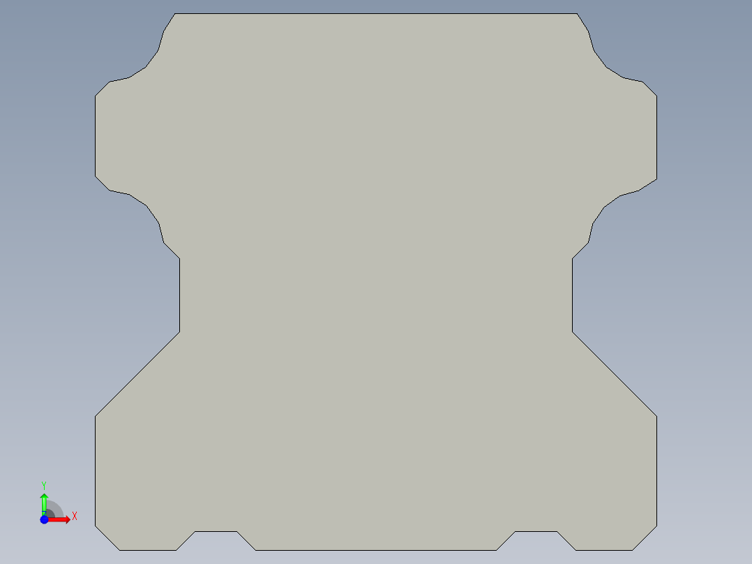 HGH25CA-520导轨A前视图