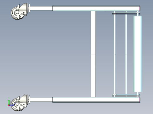 伸缩输送机左视缩略图