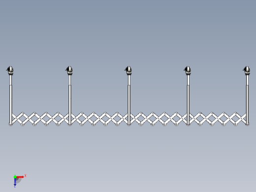 伸缩输送机俯视缩略图