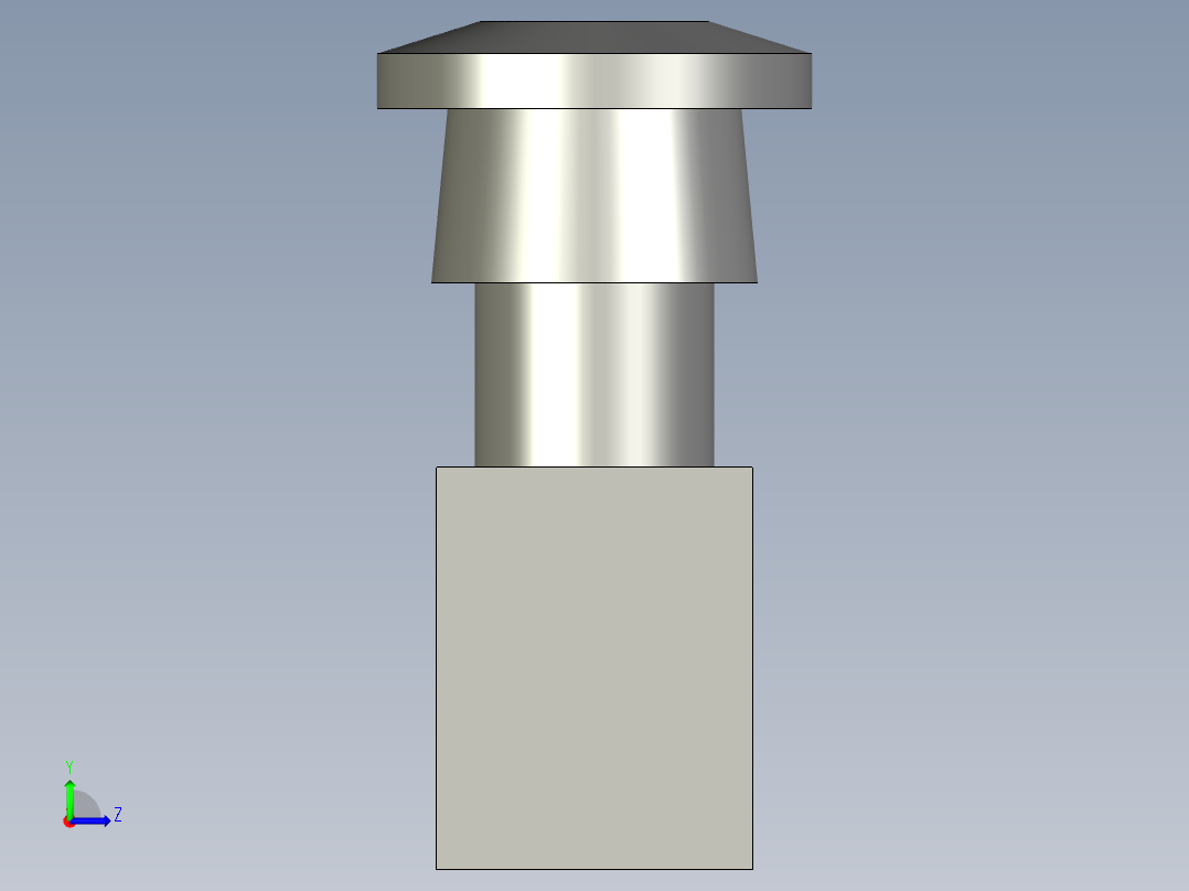 XB2BS542C急停按钮ZB左视图