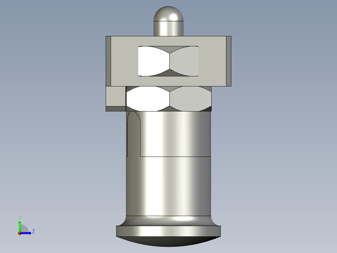 料盘挡料组件左视图