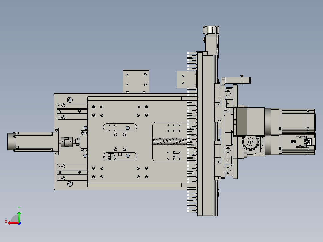 锁紧装配后视图