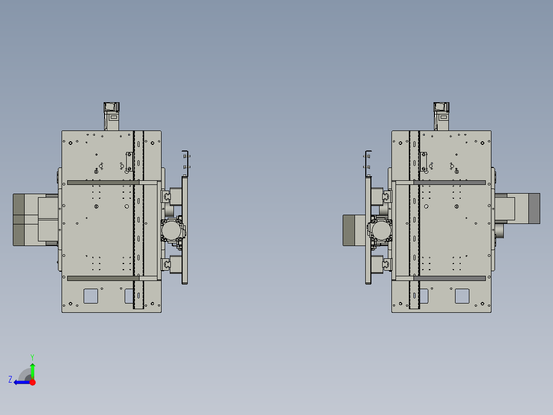 锁紧装配右视图
