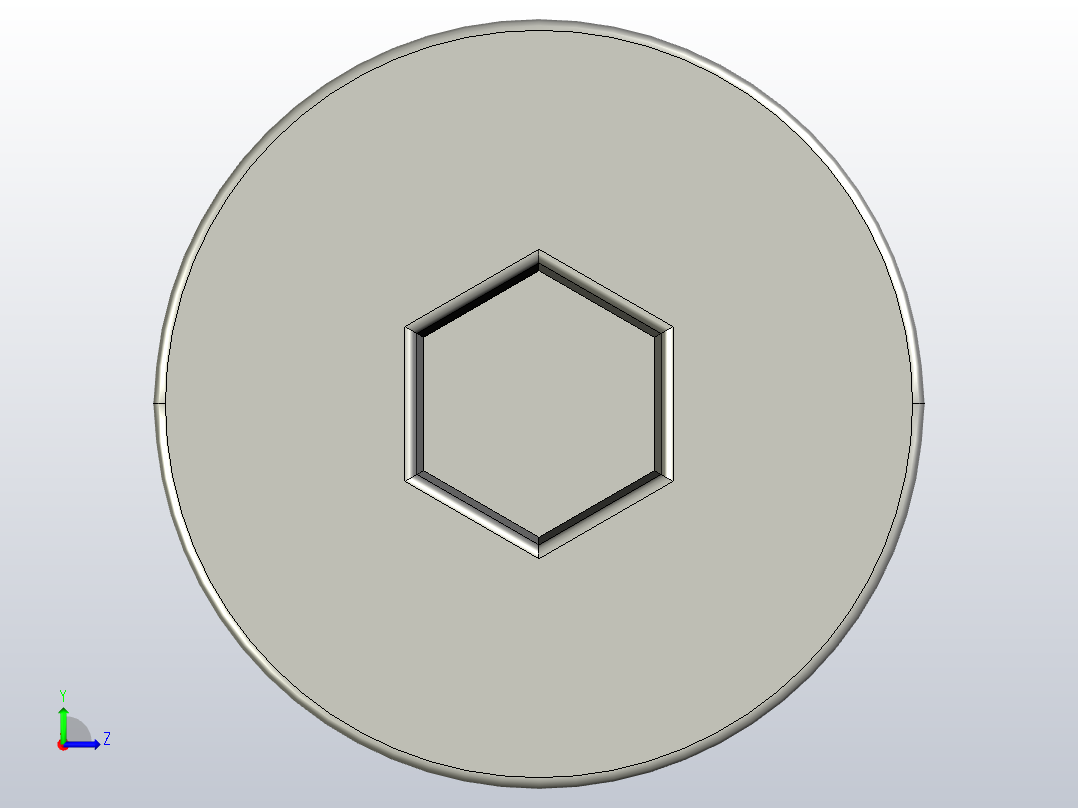 M6沉头螺钉14mm.STEP左视图