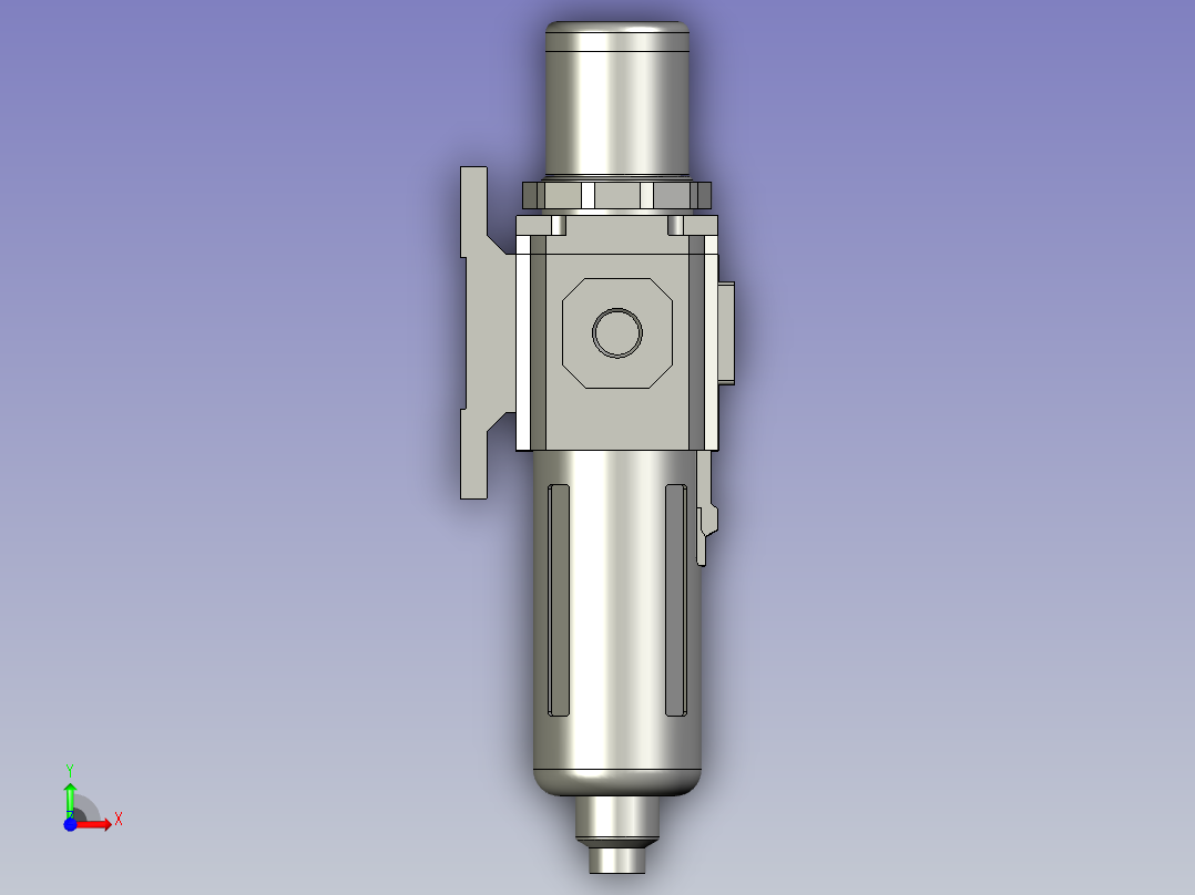 亚德客-两联件GAFN30008AS前视图