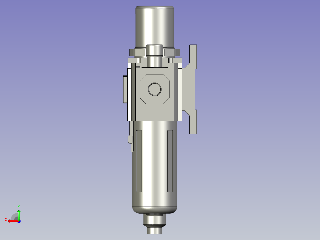亚德客-两联件GAFN30008AS后视图