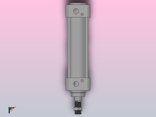 标准型气缸HMB系列[HMDBB40-100-Y7NWS]俯视缩略图