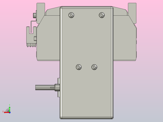 SYS14-550-BM-200W滚珠花健、支撑座、滚珠丝杠、交叉导轨、直线模组.STEP后视缩略图