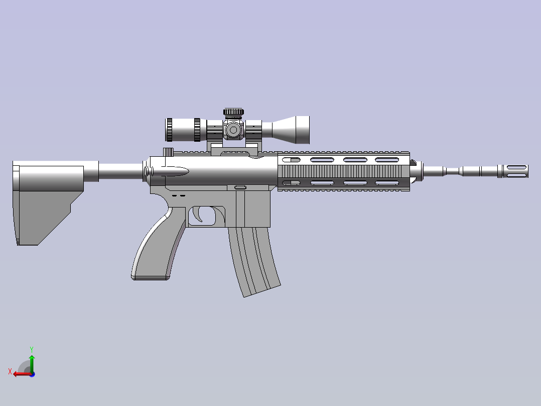 M416后视图