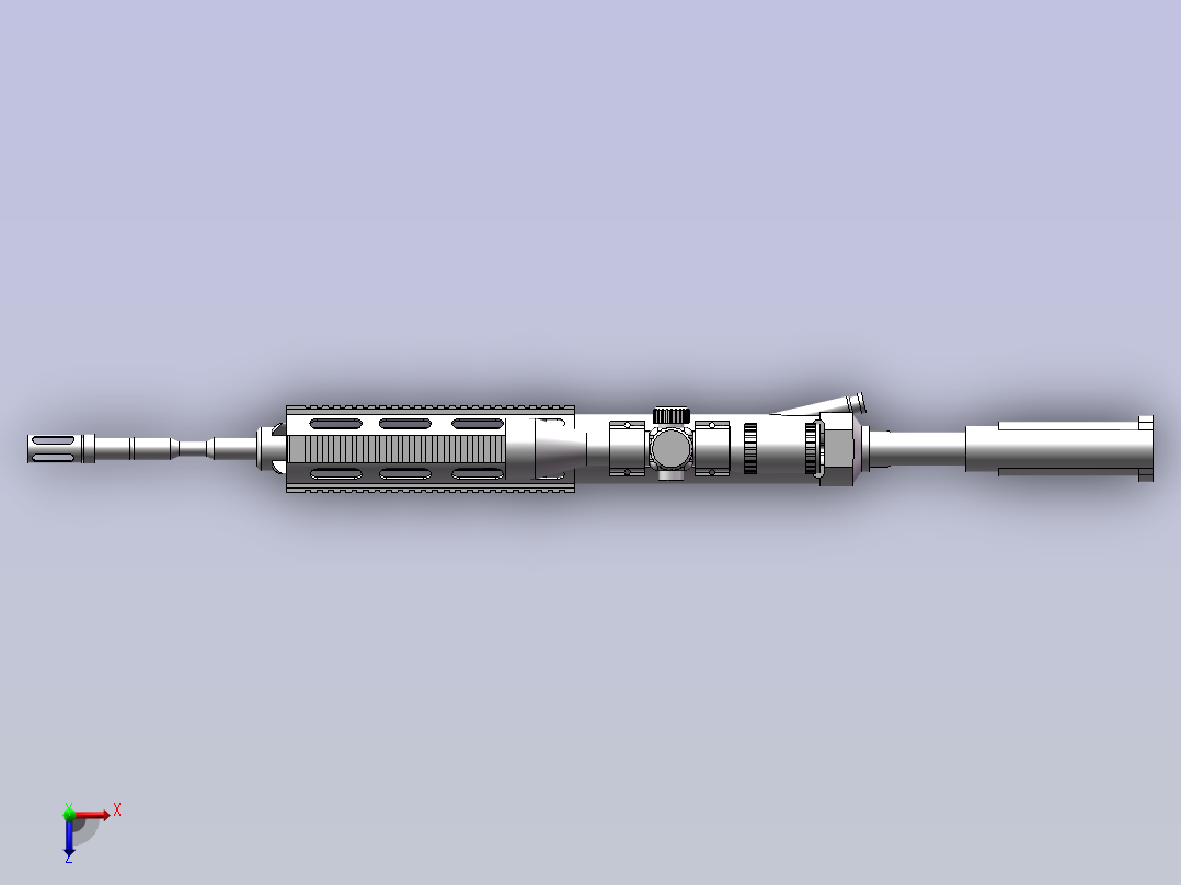 M416俯视图