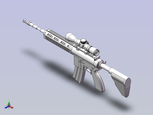 M416正等轴测缩略图